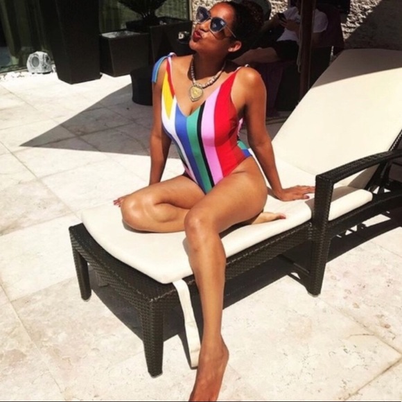 ZARA - Striped Bathing Suit - Picture 5 of 6